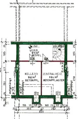 Grundriss Keller
