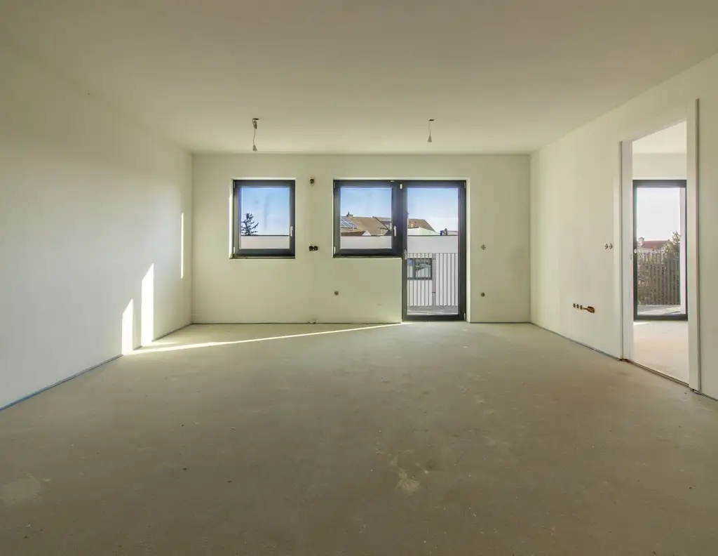 Sonnenstrahlen am Balkon - Erstbezug in Kleinhöflein