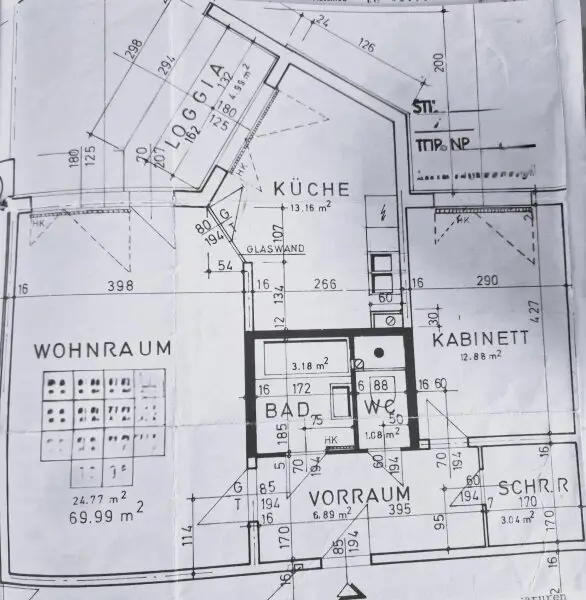 Helle 3-Zimmer-Wohnung mit Fernblick - aus Alt wird Neu.