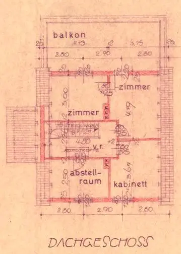 Grundriss Dachgeschoss