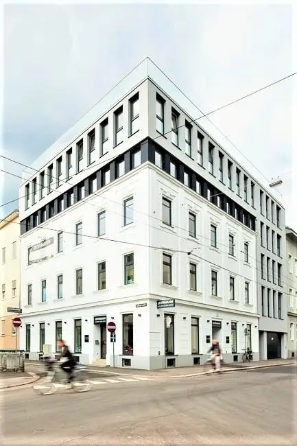 Ansicht Wohn - und Geschäftshaus