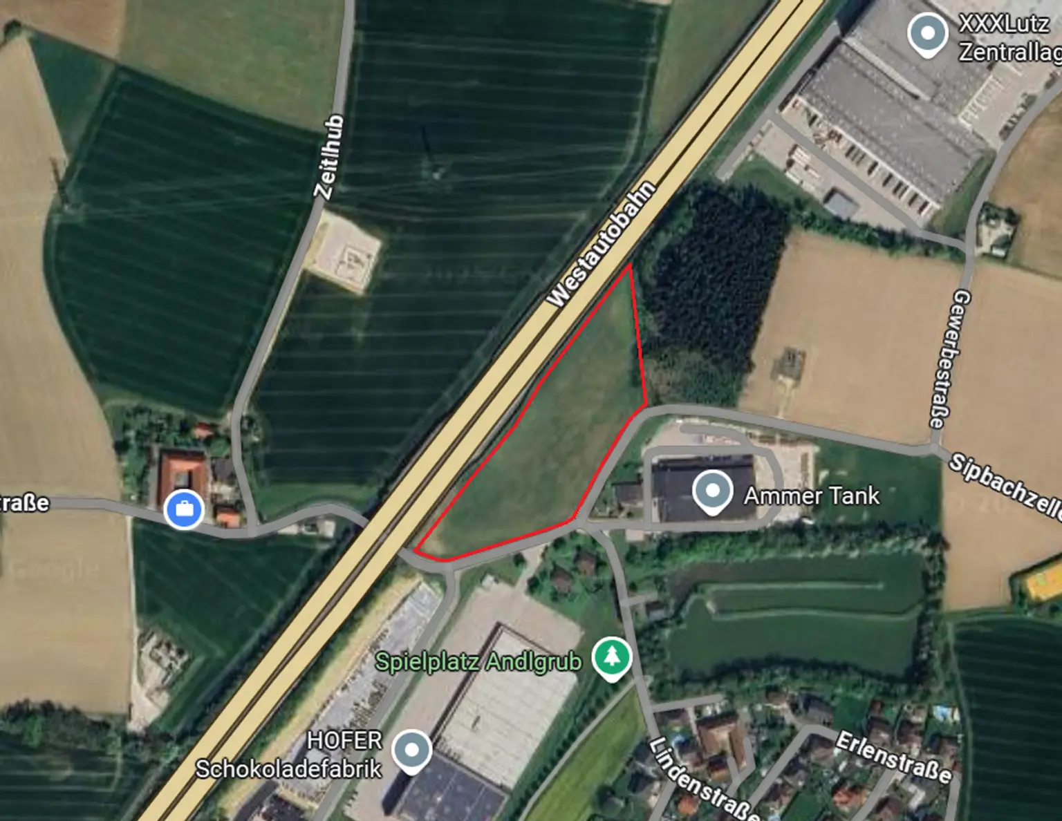 15.500 m² in TOPLAGE auf Baurechtsbasis zu pachten I Autobahnauffahrt A1/ A9 1,5 km entfernt