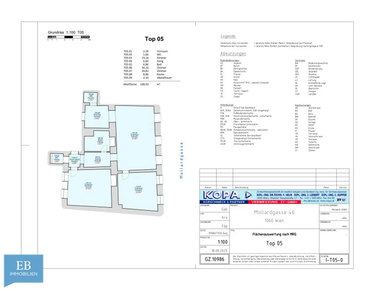 Helle Familienwohnung mit feiner Farbwelt und Fitnessraum im Haus