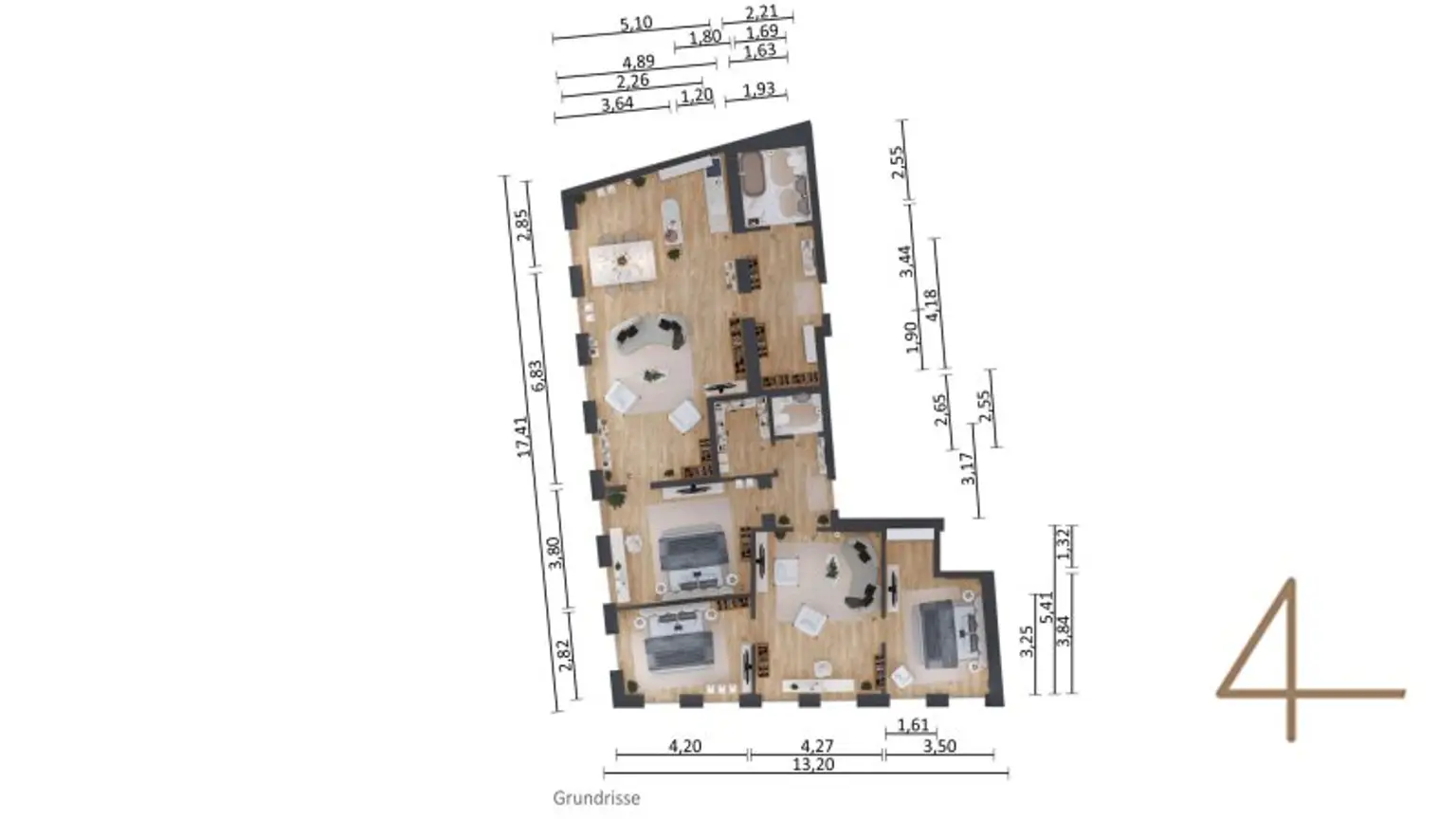 Grundriss Umbaumöglichkeit