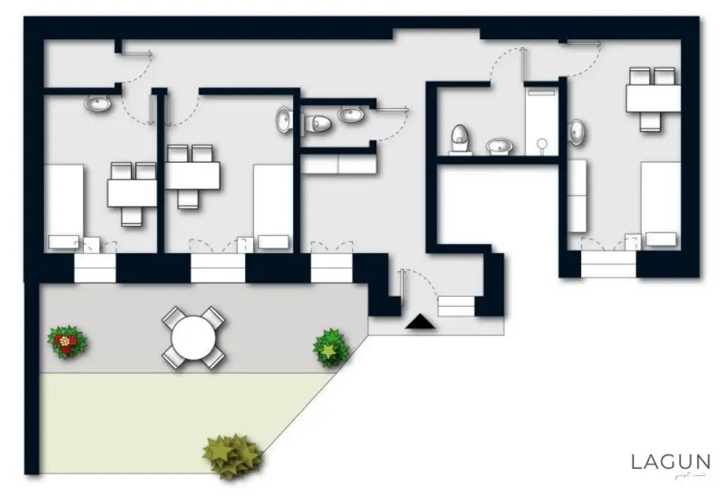GRUPPENPRAXIS, ORDINATION, BÜRO, Innenhofgebäude mit Gartennnutzung ab 01.01.2026
