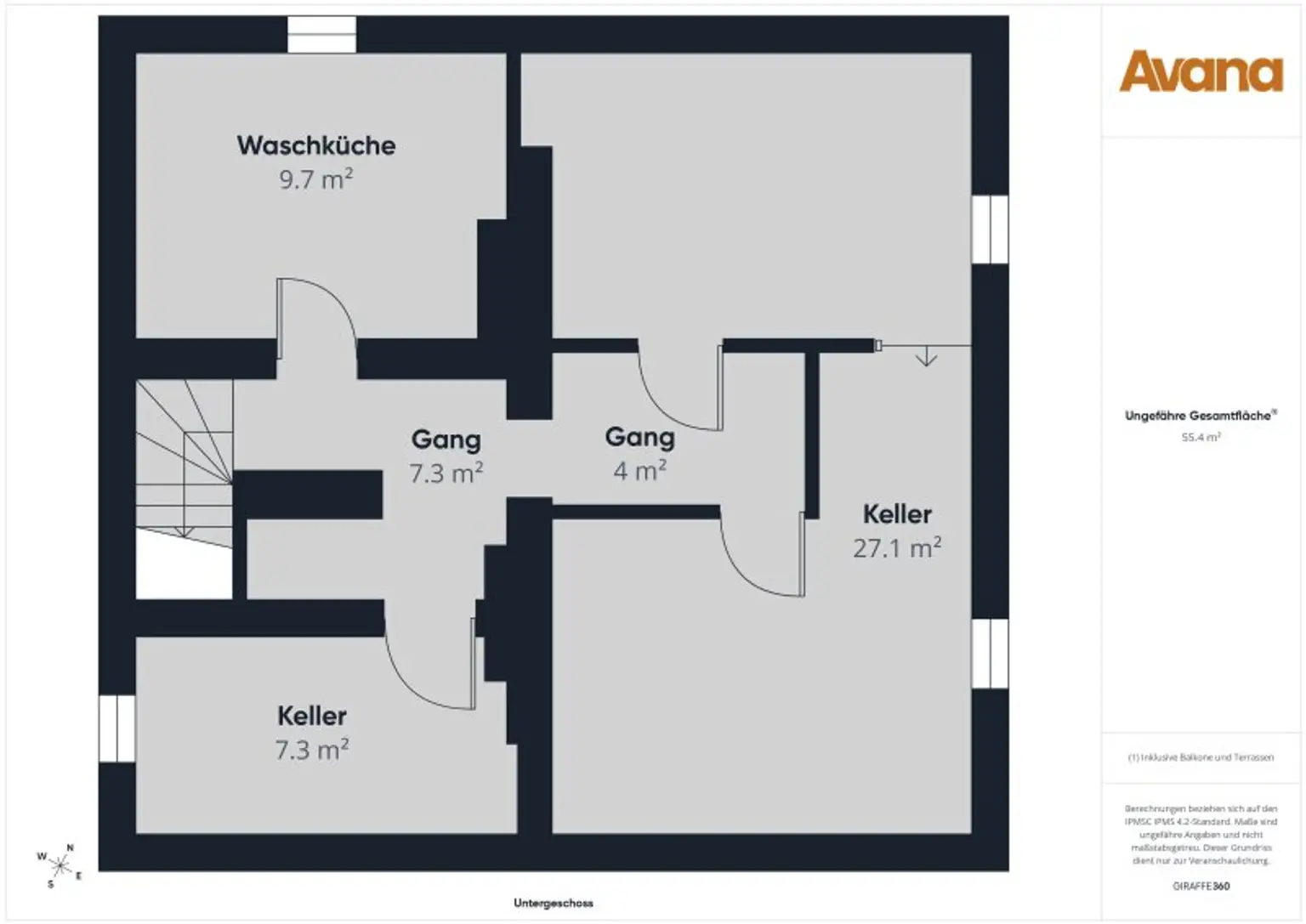 Grundriss Kellergeschoss