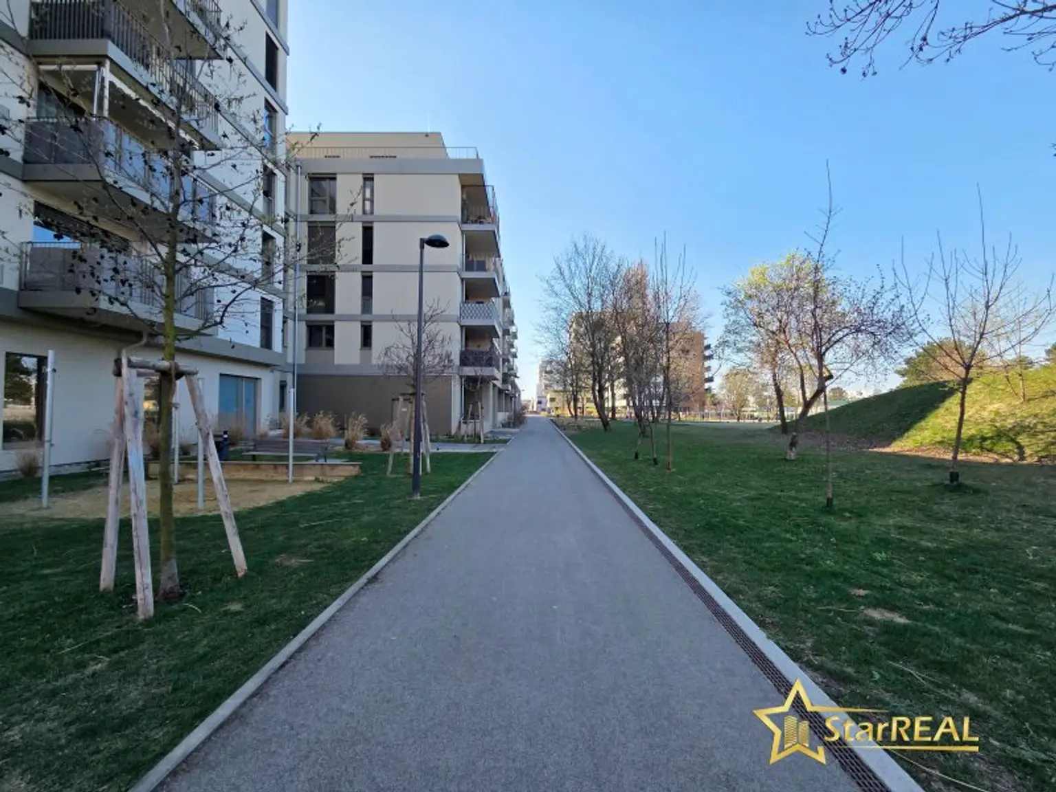 gepflegte Grünanlage