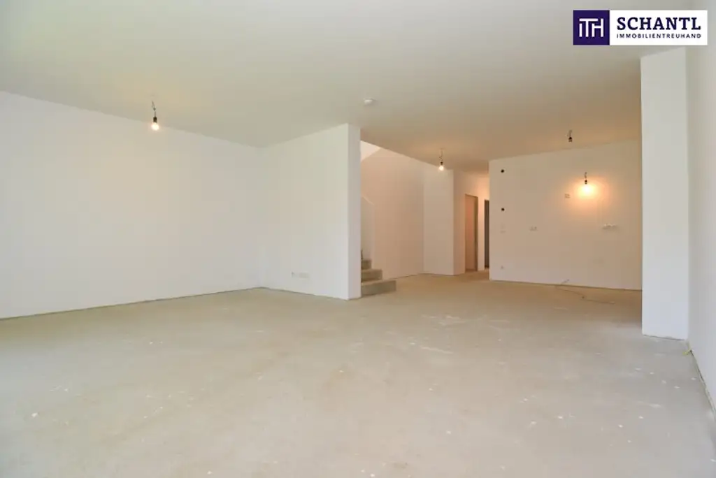 Ankommen. Aufatmen. Im Grünen Zuhause sein. Ein modernes Reihenhaus mit sonnigem Garten & Raum zum Leben.
