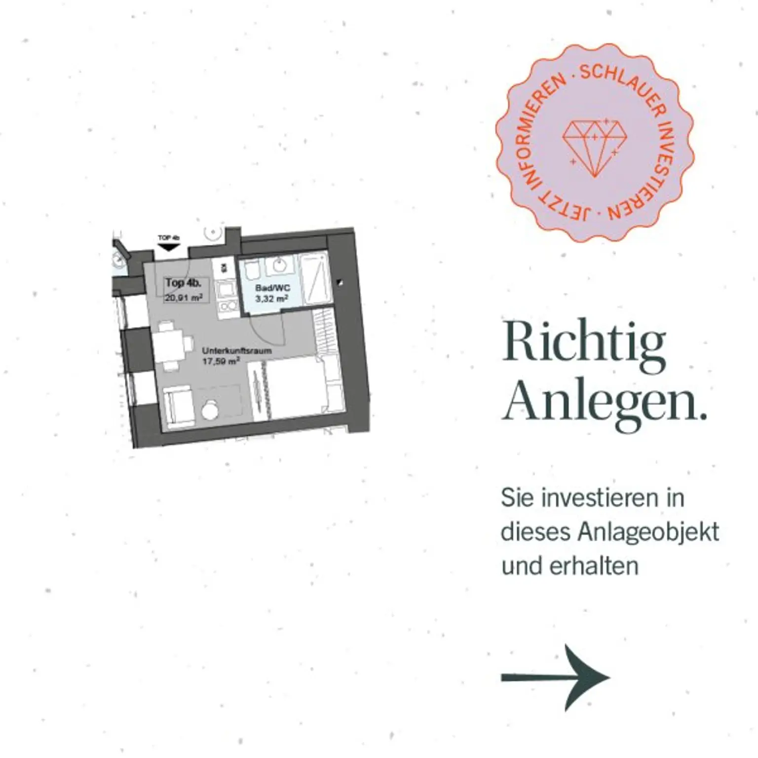 RENDITESTARKES ANLEGEROBJEKT MIT BEHERBERGUNGSWIDMUNG BEI SCHÖNBRUNN