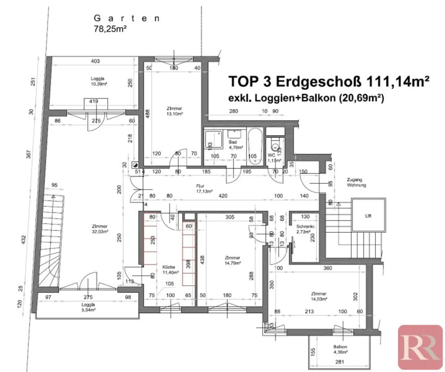 Schöne Maisonette-Wohnung in ruhiger Lage