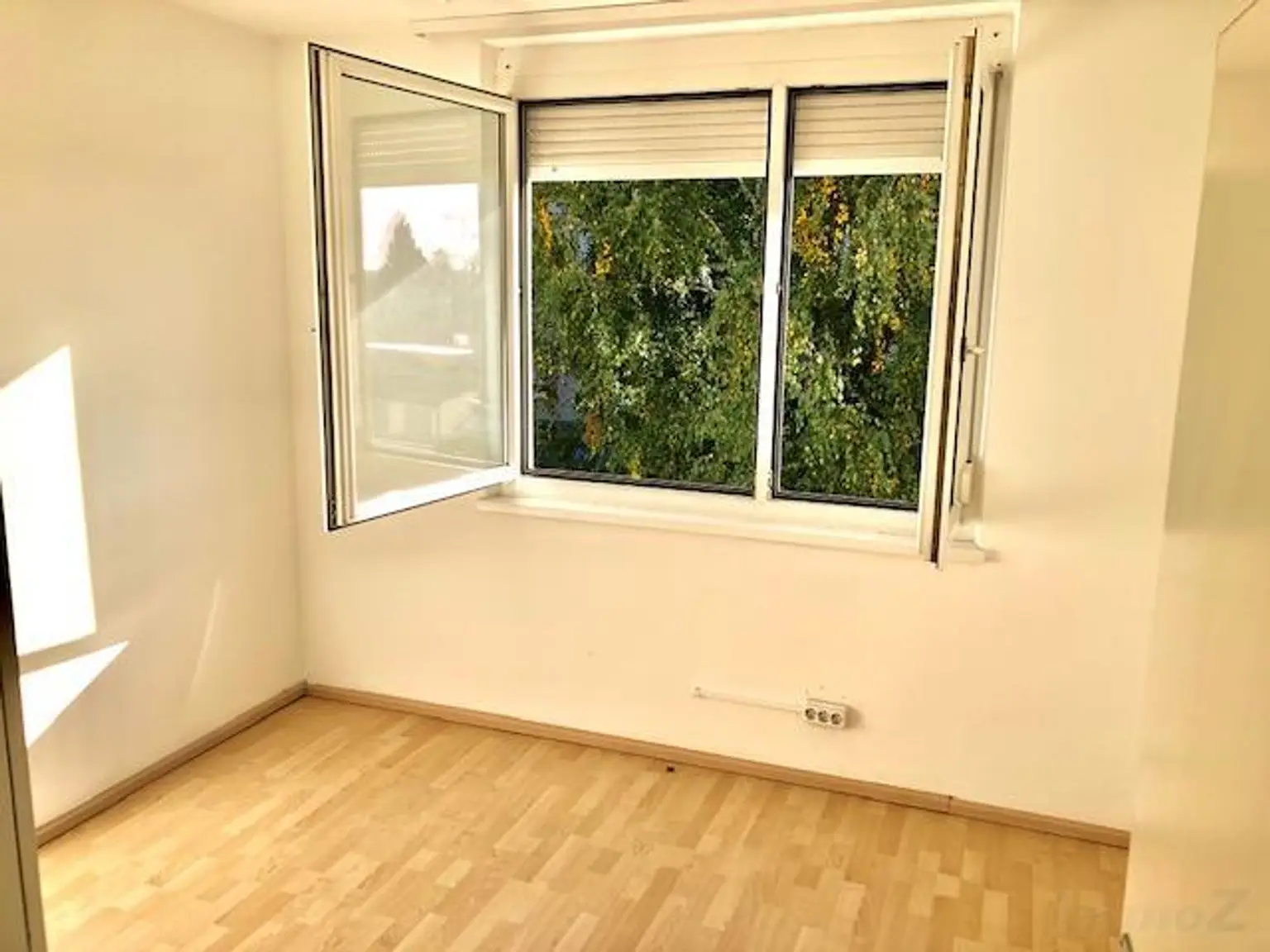 Schlafzimmer ins Grüne