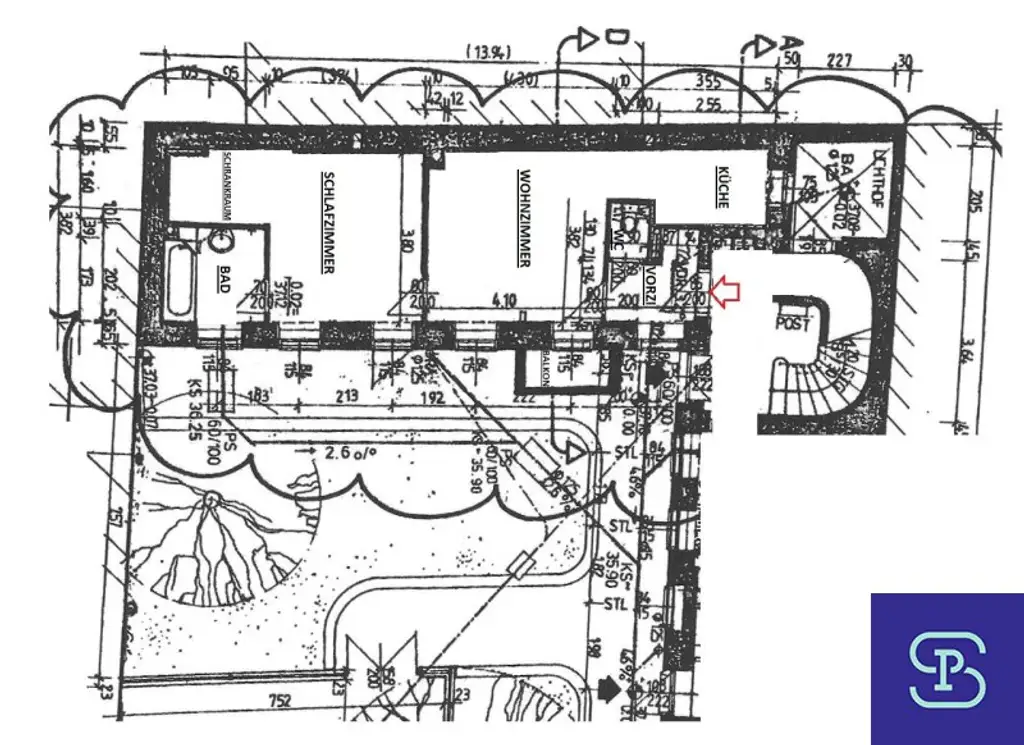 Provisionsfrei: Exklusiver 47m² Altbau mit Einbauküche und kl. Balkon in Toplage - 1080 Wien