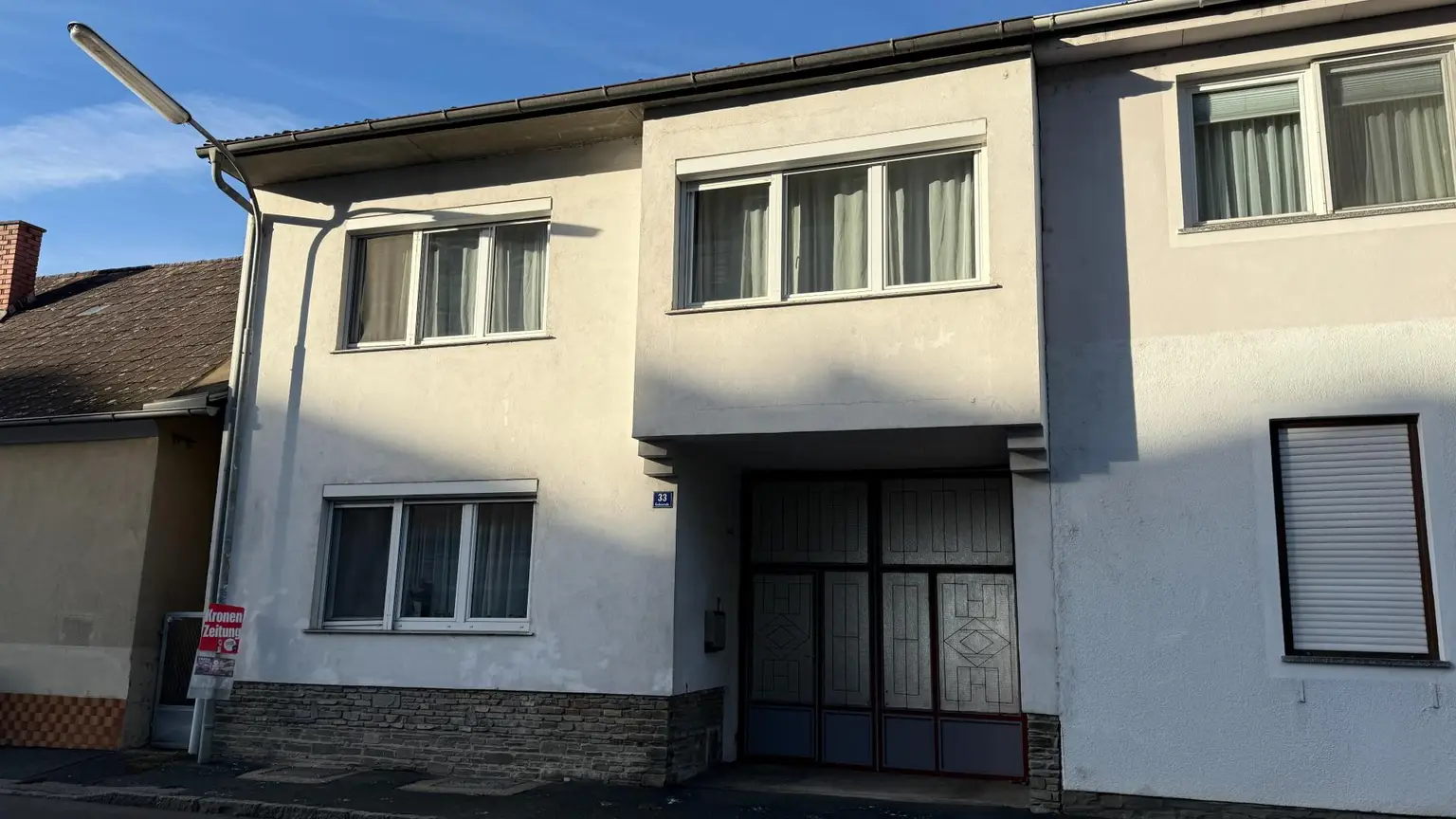 Ansicht von der Straße