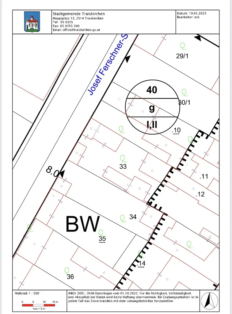 Baugrundstück mit großem Potenzial in 2514 Traiskirchen