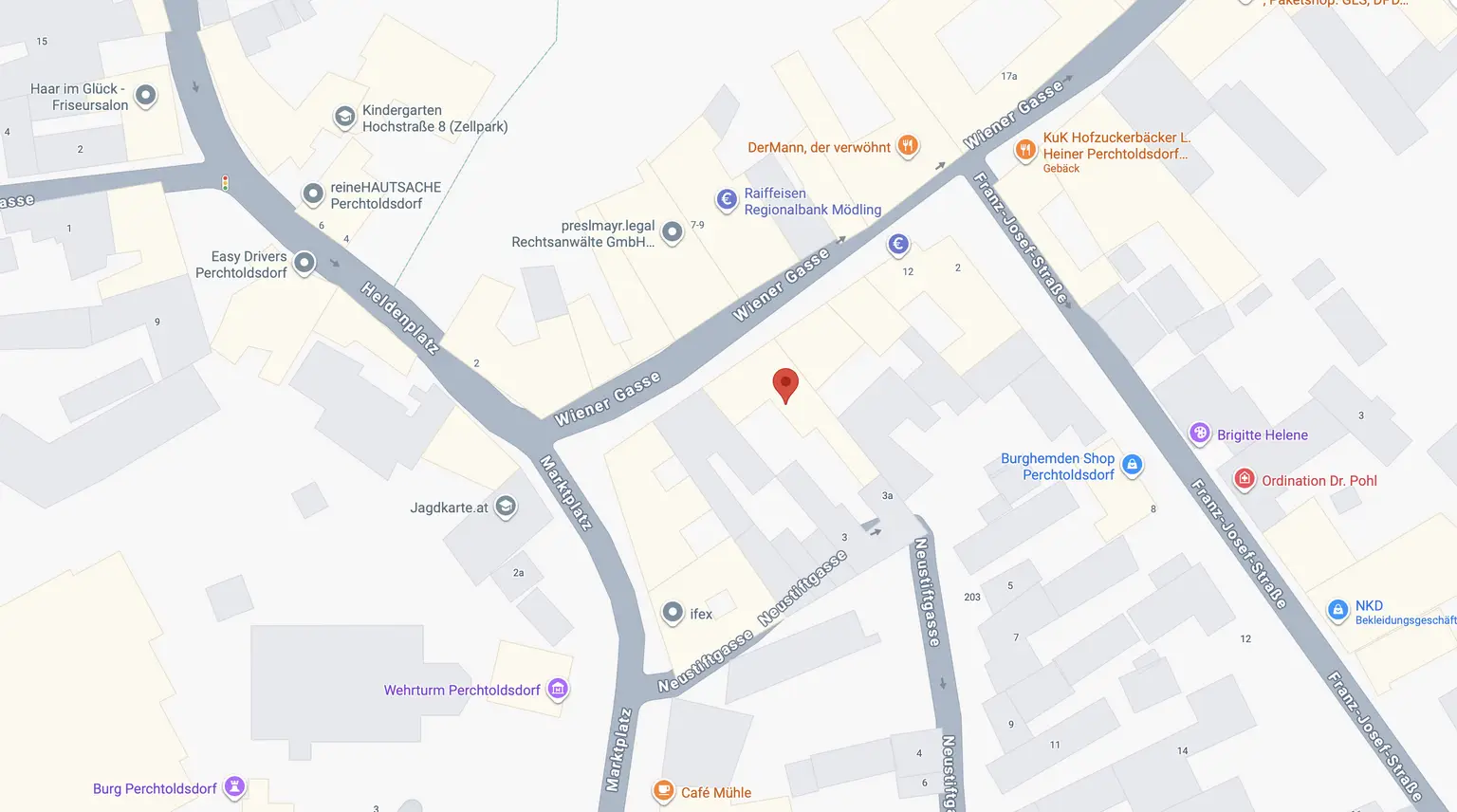 Ausschnitt Google Maps