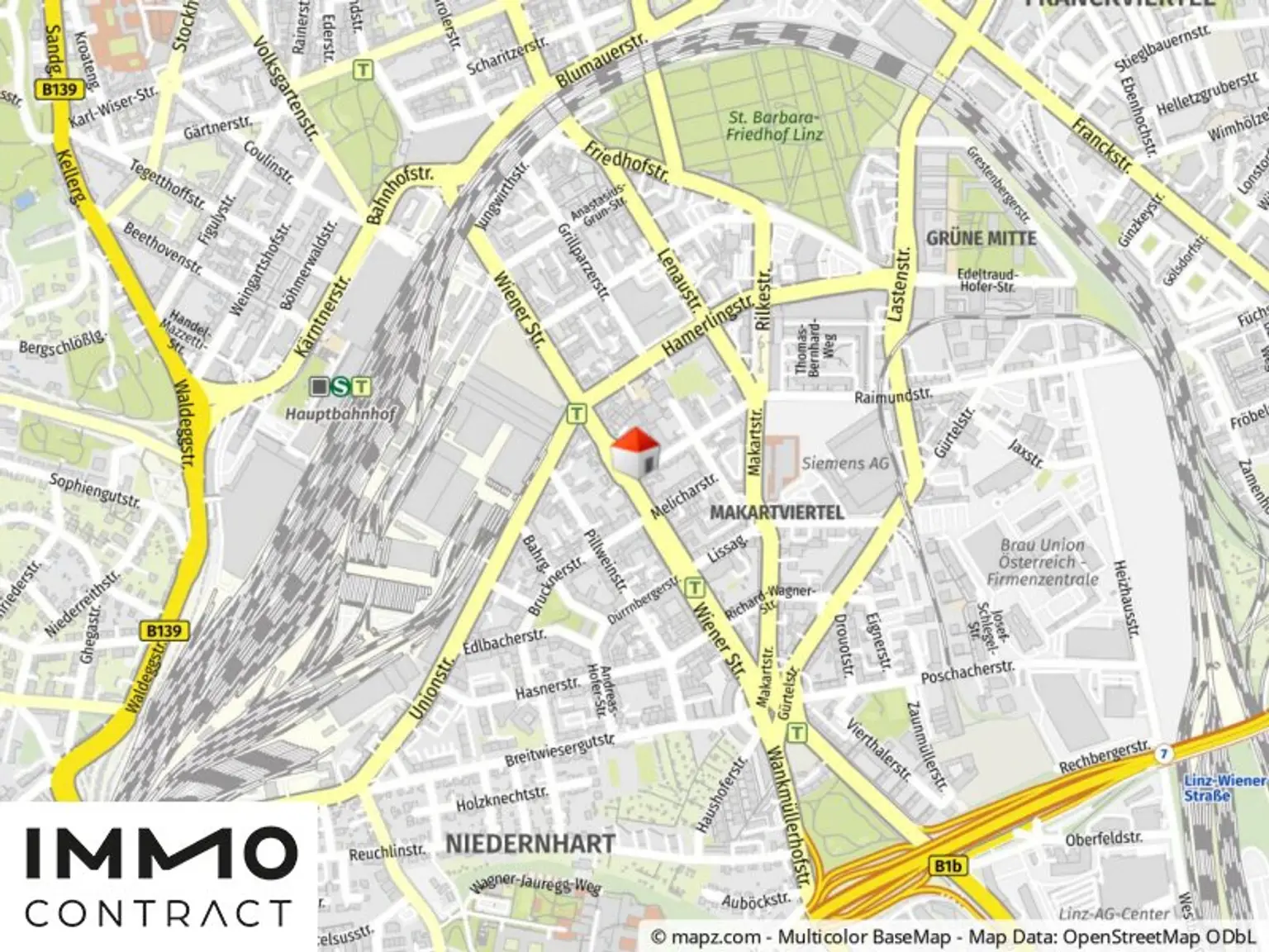 Geolyzer Kartenausschnitt