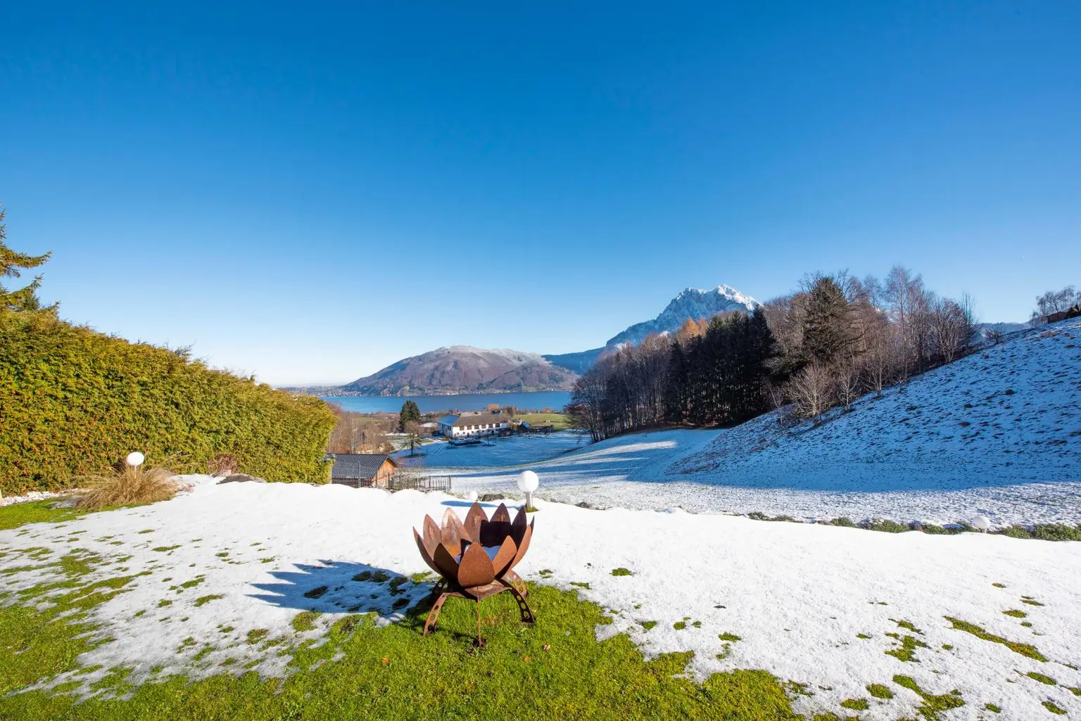 Blick vom Gartengeschoss