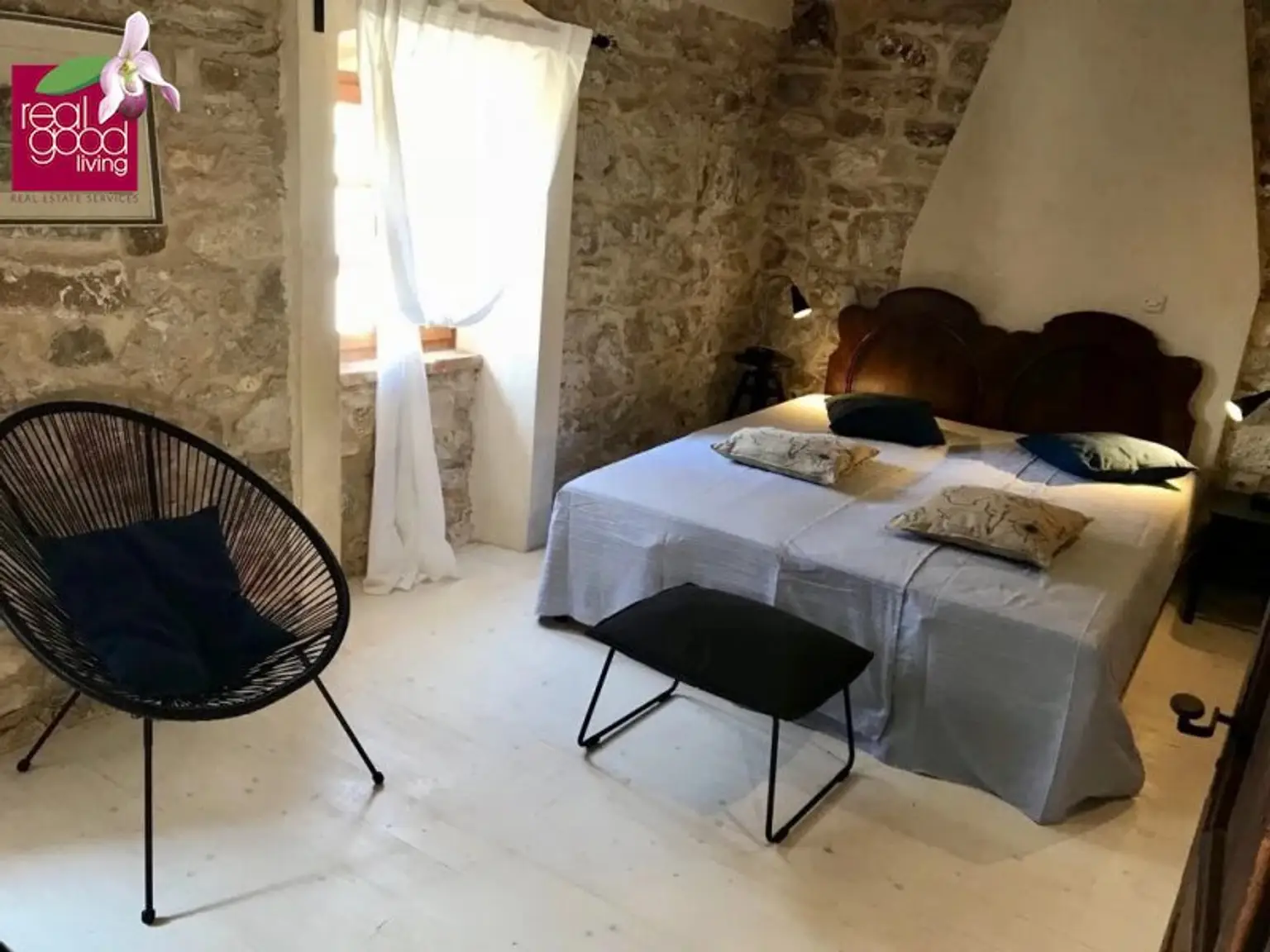 Respiro Mediterraneo Dinka – Authentische Steinvilla mit Kamin