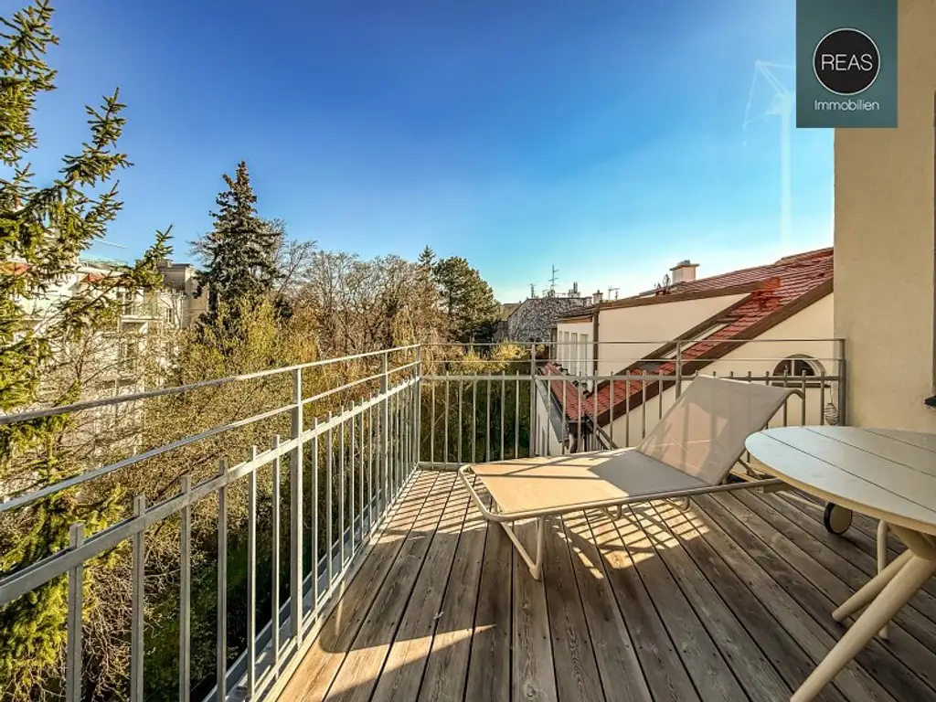 Provisionsfrei: Vollausgestattetes Apartment mit Möblierung und Balkon in Sieveringer Bestlage! Klimatisiert!