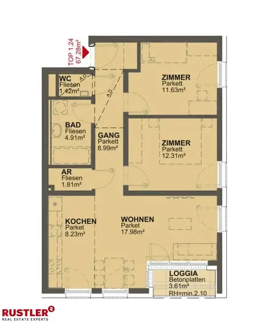 Grundrissplan 1 24