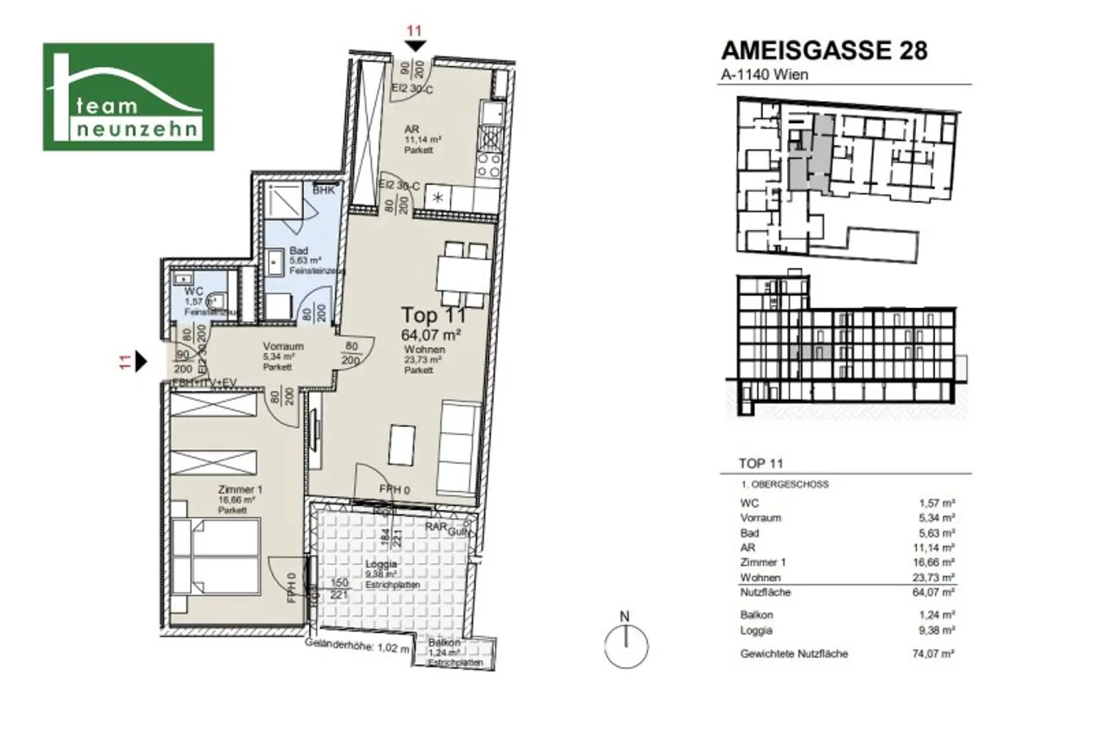 Fertiggestellte Neubau-Erstbezugswohnungen in Penzing nahe Schönbrunn. Küche inklusive!