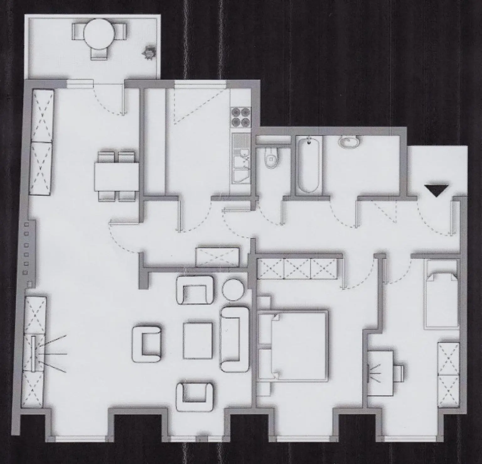 Sehr schicke und sehr sonnige Dachgeschosswohnung mit Terrasse im beliebten Unter St.Veit in Hietzing