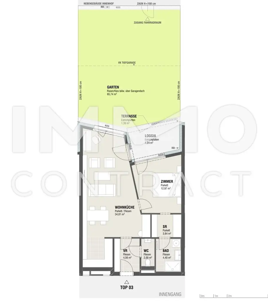 Erstbezug: Ruhe - Garten - Genießen + inklusive Garagenstellplatz