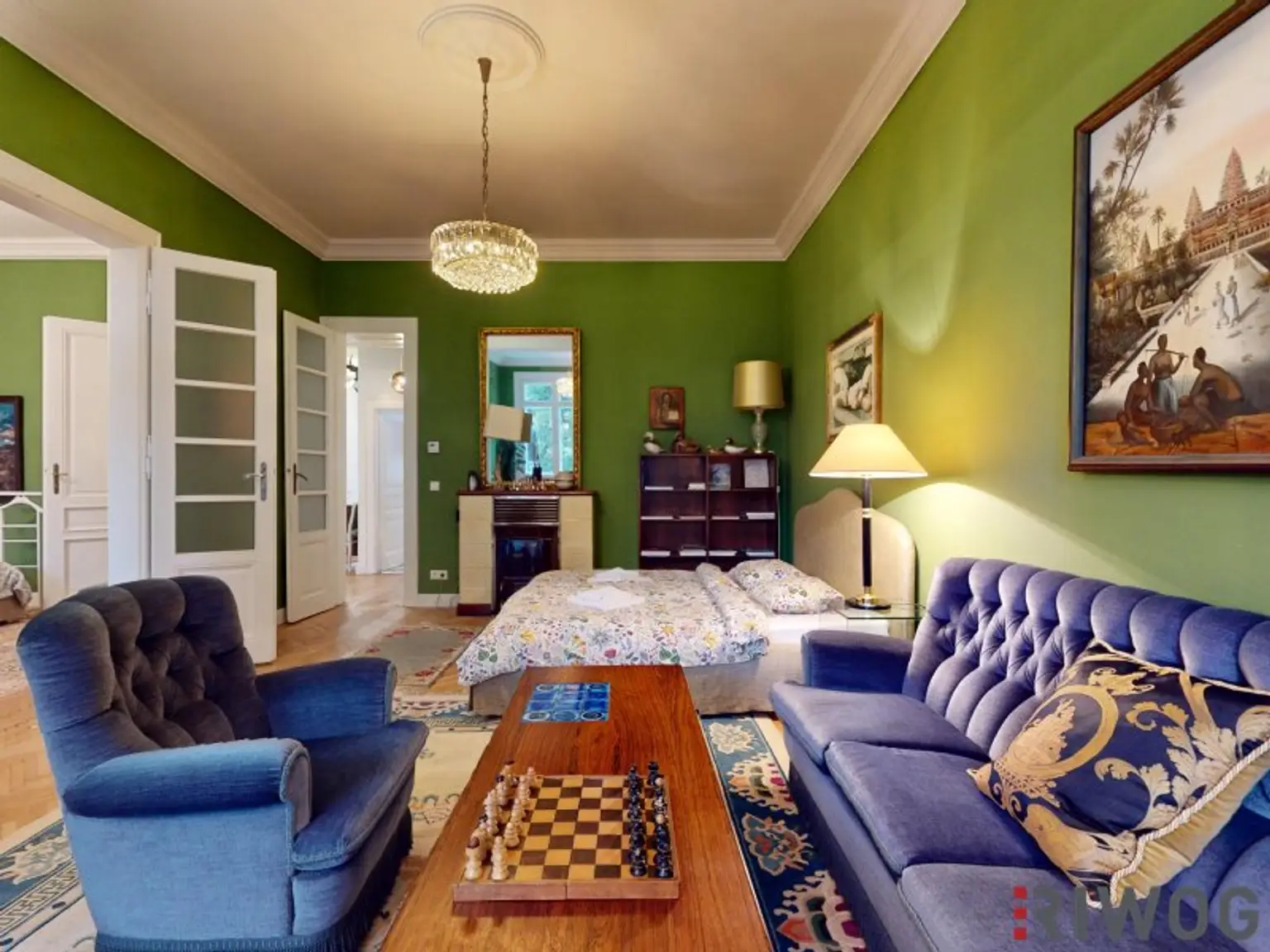 Wohnung mit touristischer Widmung nahe Schloss Schönbrunn | Prunkvolles 3-Zimmer Altbauapartment mit Loggia I 360° Rundgang