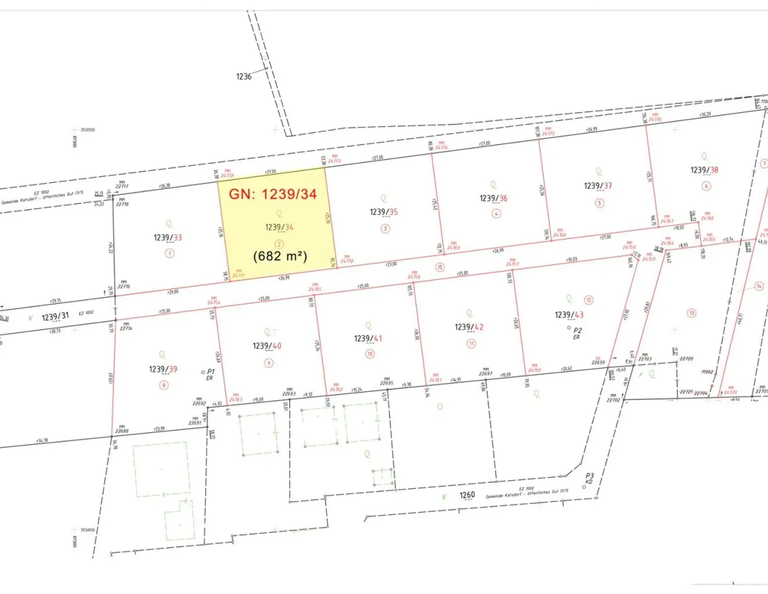 Baugrundstücke in Katsdorf / Ruhstetten - sonnige Lage, ideal für 1-3 Wohneinheiten je Parzelle