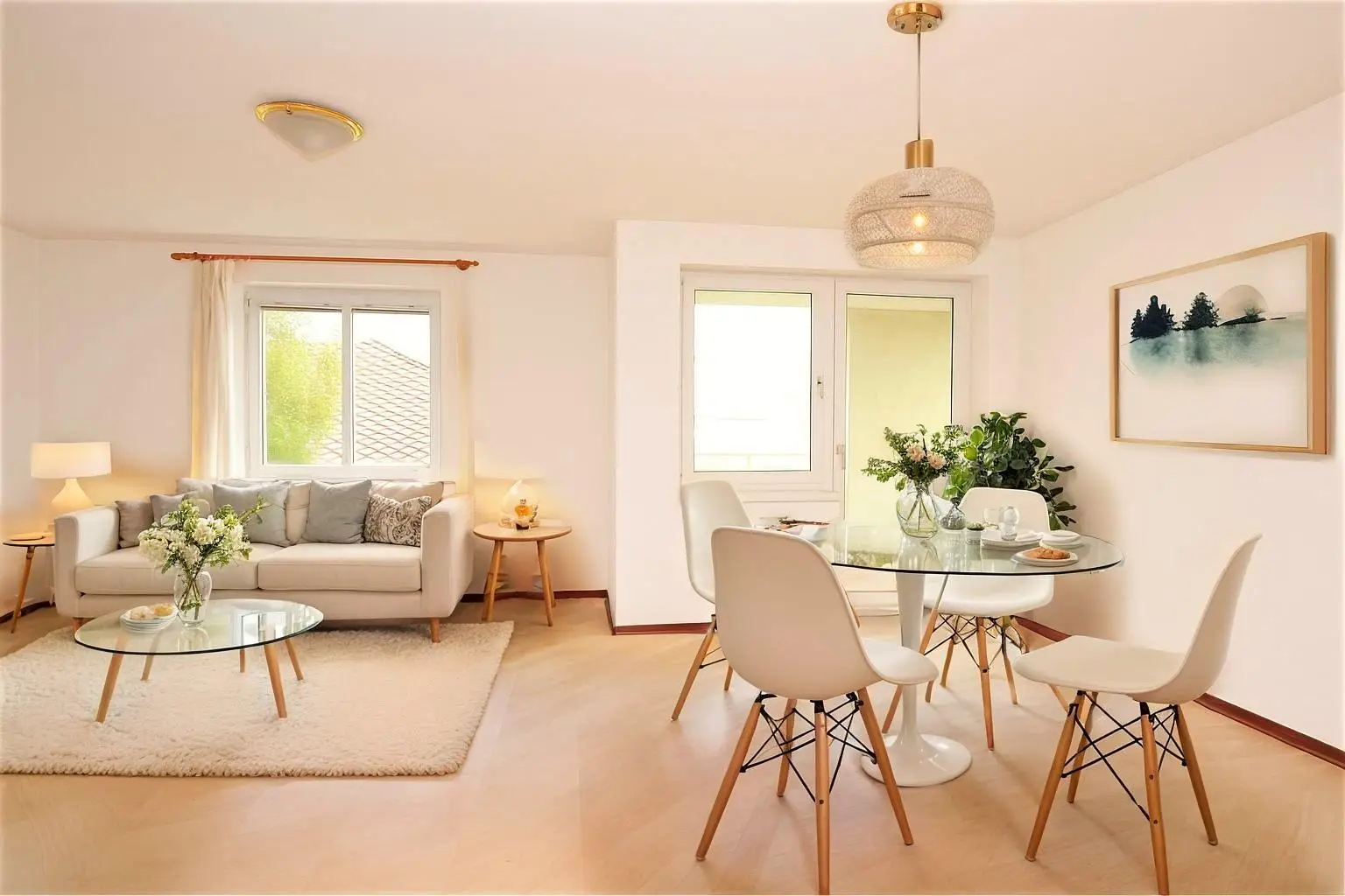 Gemütliche 3-Zimmer-Wohnung mit Südbalkon