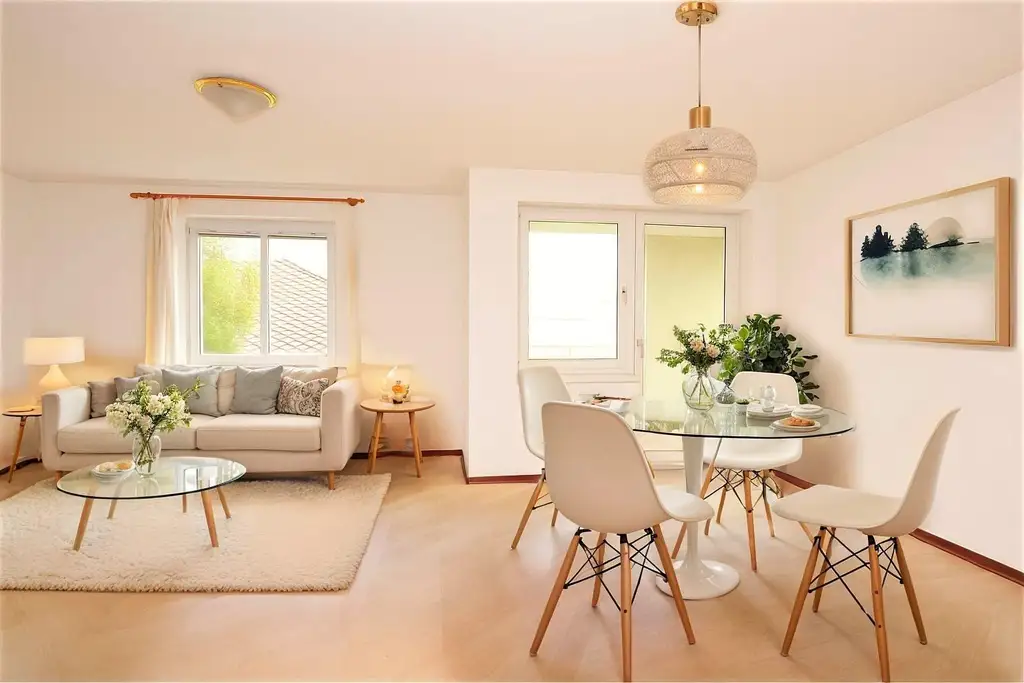 Gemütliche 3-Zimmer-Wohnung mit Südbalkon