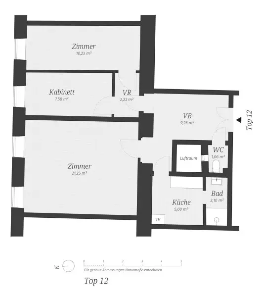 3-Zimmer-Altbauwohnung – Gestalten Sie Ihre Wohnung nach eigenen Vorstellungen