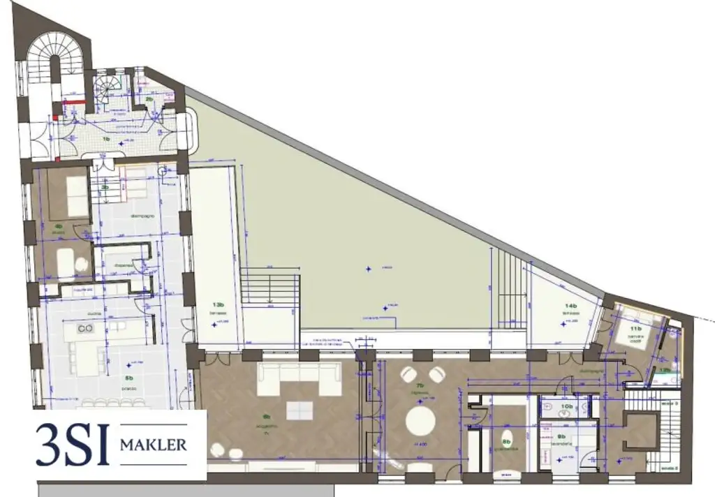 Exklusives Townhouse mit Loft-Charakter und privaten Gärten in bester Wiener Lage