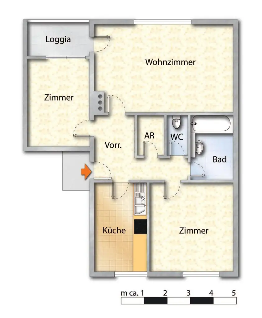 Familien freundlich und 2 Min zum Bahnhof