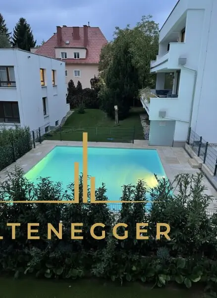 Luxusappartement in Wien-Döbling/Grinzing mit Einliegerwohnung, Terrasse, Pool, Garten und Garage