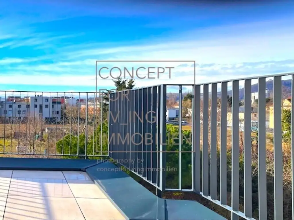 Exklusiv. Trendy. Coole Architektur. 63m2 Dach-Terrassen-Maisonette. Garage. Beziehbar: ab FJ/SO 2026. Erstbezug. Ideale Anlegerwohnung