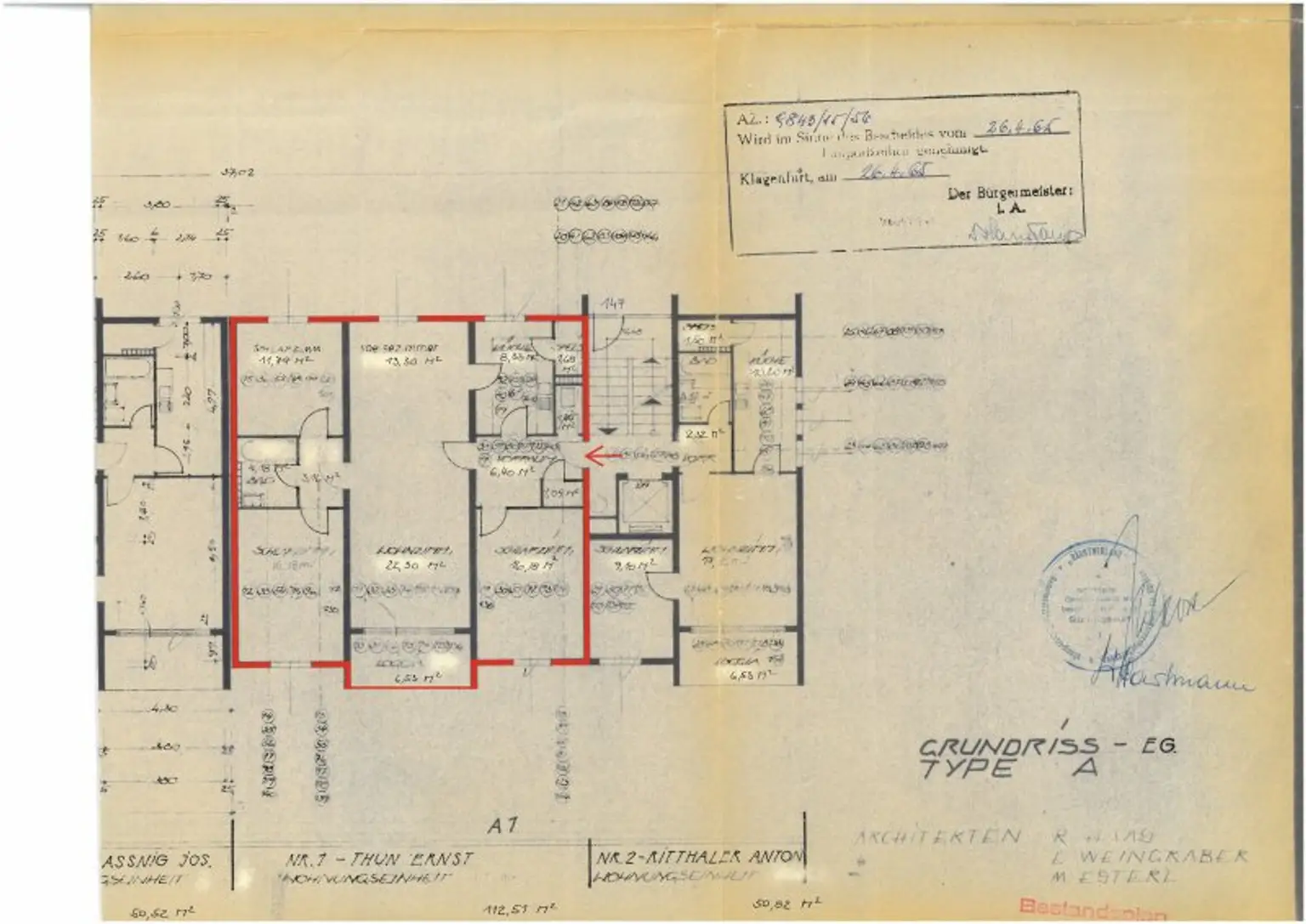 Sanierungsbedürftige aber super aufgeteilte 4 Zi Wohnung mit 112m² in Waidmannsdorf - Villacherstraße