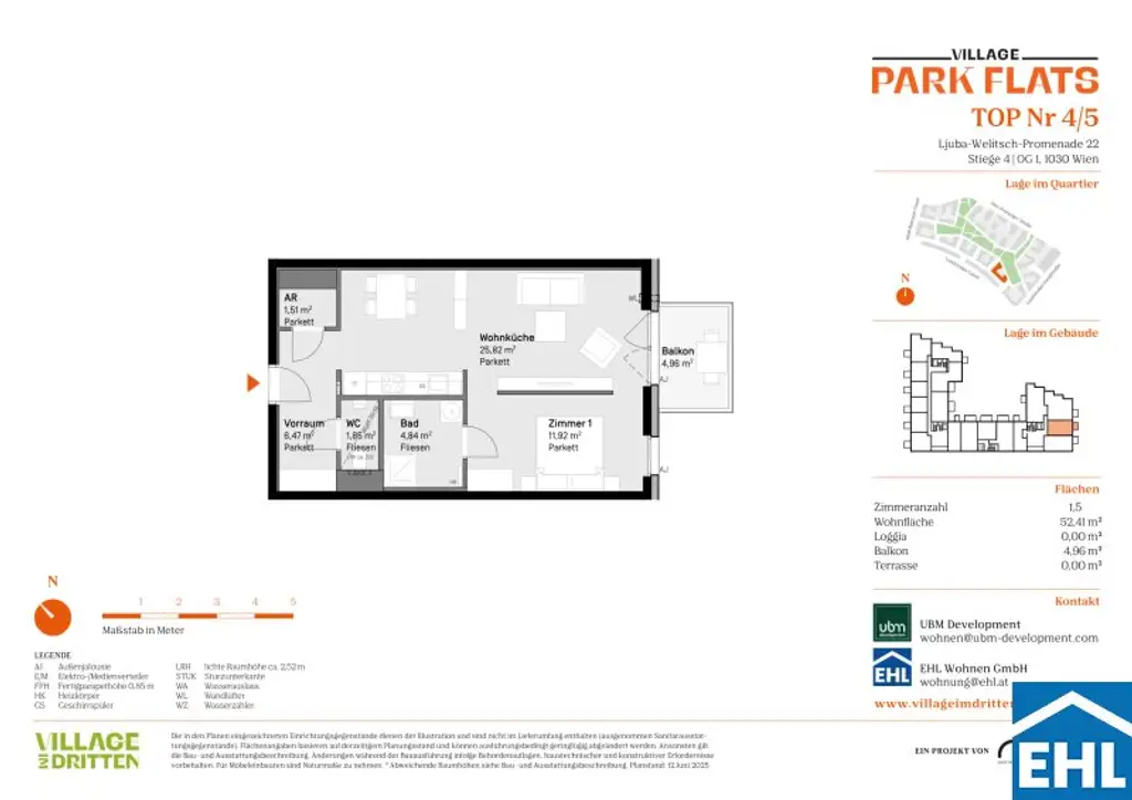 Attraktives Investment im 3. Bezirk: PARK FLATS für Anleger