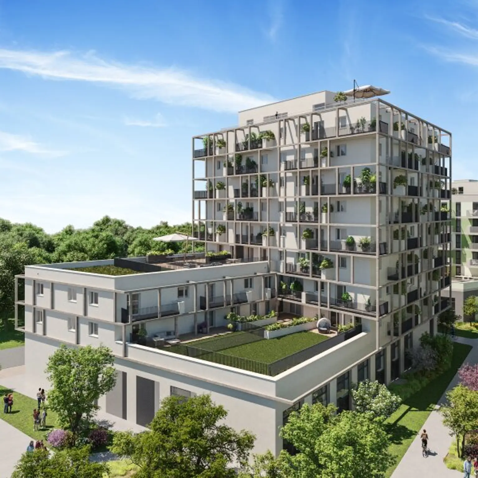 Der Beste Platz im Viertel - An der Schanze 25 - Begehrtes Wohnprojekt nahe Obere Alte Donau - Auf Eigengrund