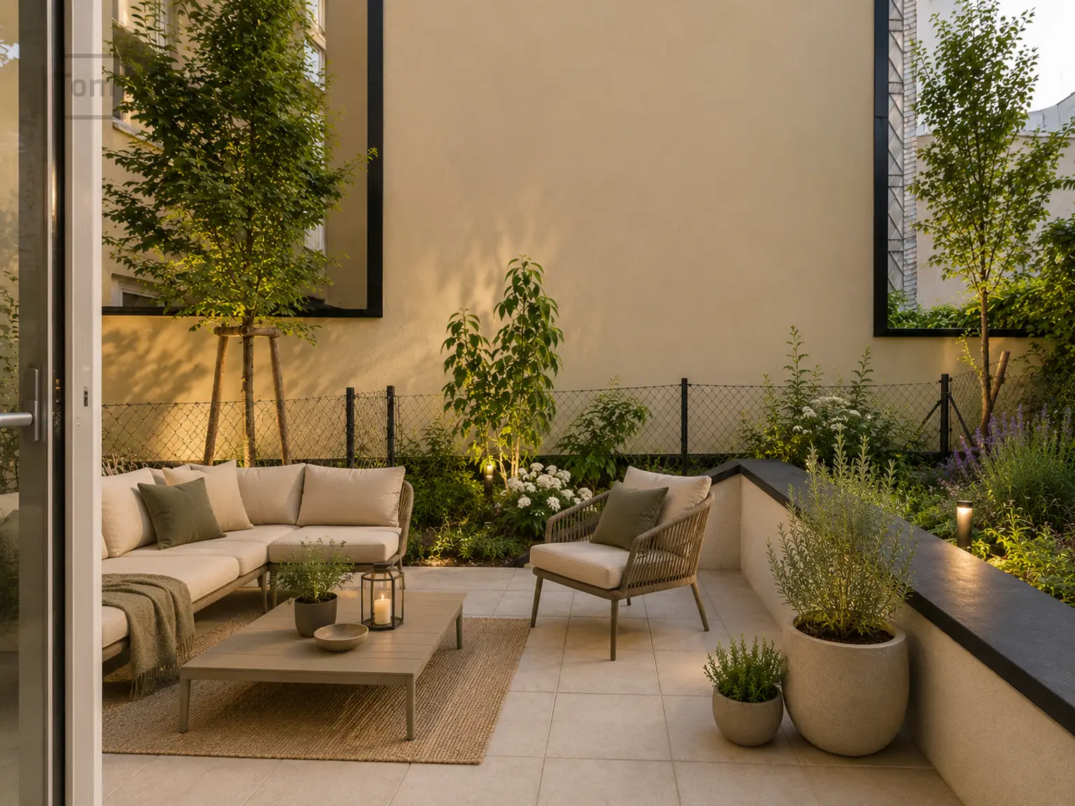 Terrasse KI Staging