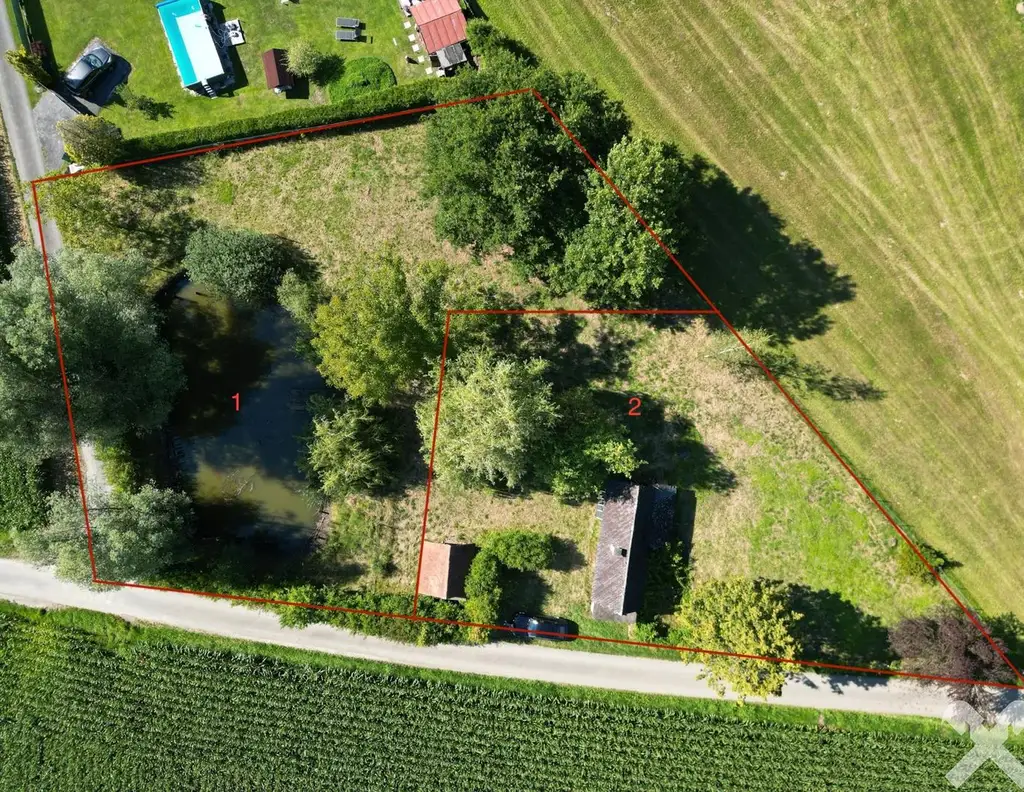 Idyllisch Leben - Grundstück mit altem Baumbestand