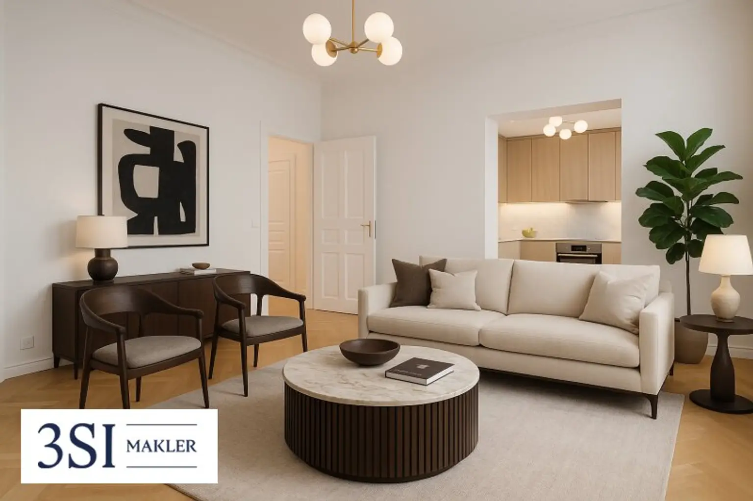 Top-sanierter Altbau-Erstbezug – Elegante 3-Zimmer-Wohnung mit moderner Ausstattung