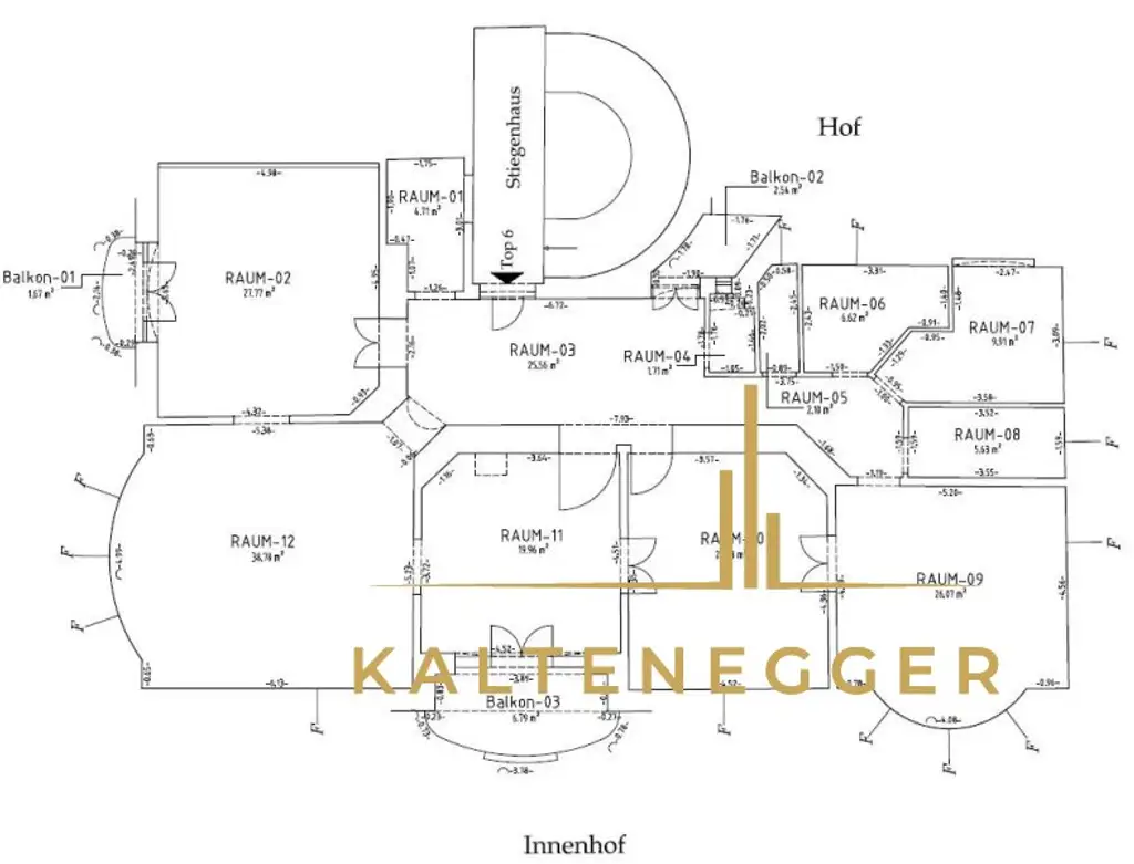 Weimarer Straße | 192,45 m² | 5 Zimmer | 3 Balkone | 2 Bäder | 10 Jahre befristete Vermietung