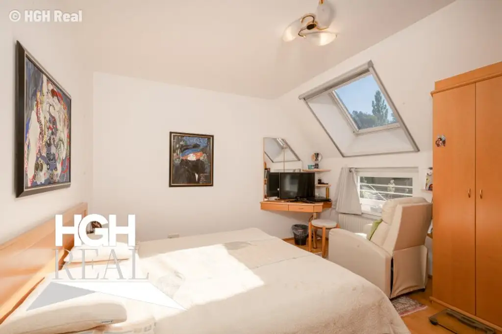 1190 Wien Döbling Lichtdurchflutete 5-Zimmer Dachgeschoß-Maisonette mit Panoramaterrassen und zwei Garagenplätzen