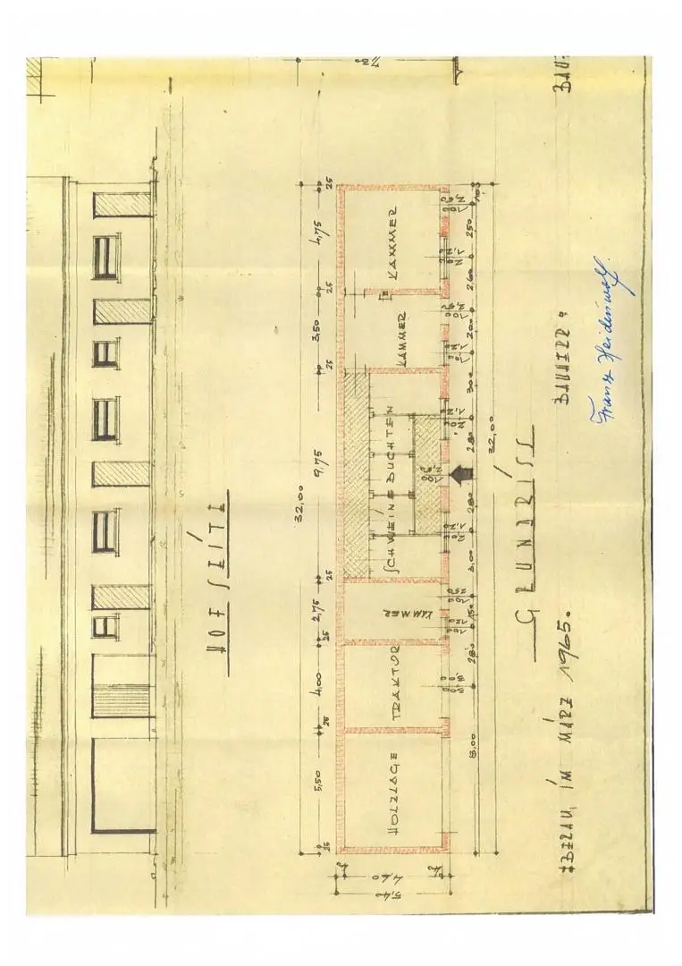 Plan Nebengebäude