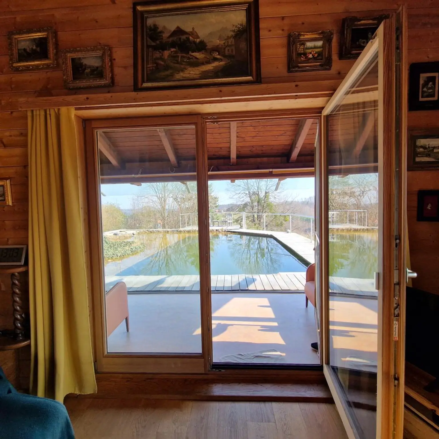 Sicht vom Wohnbereich