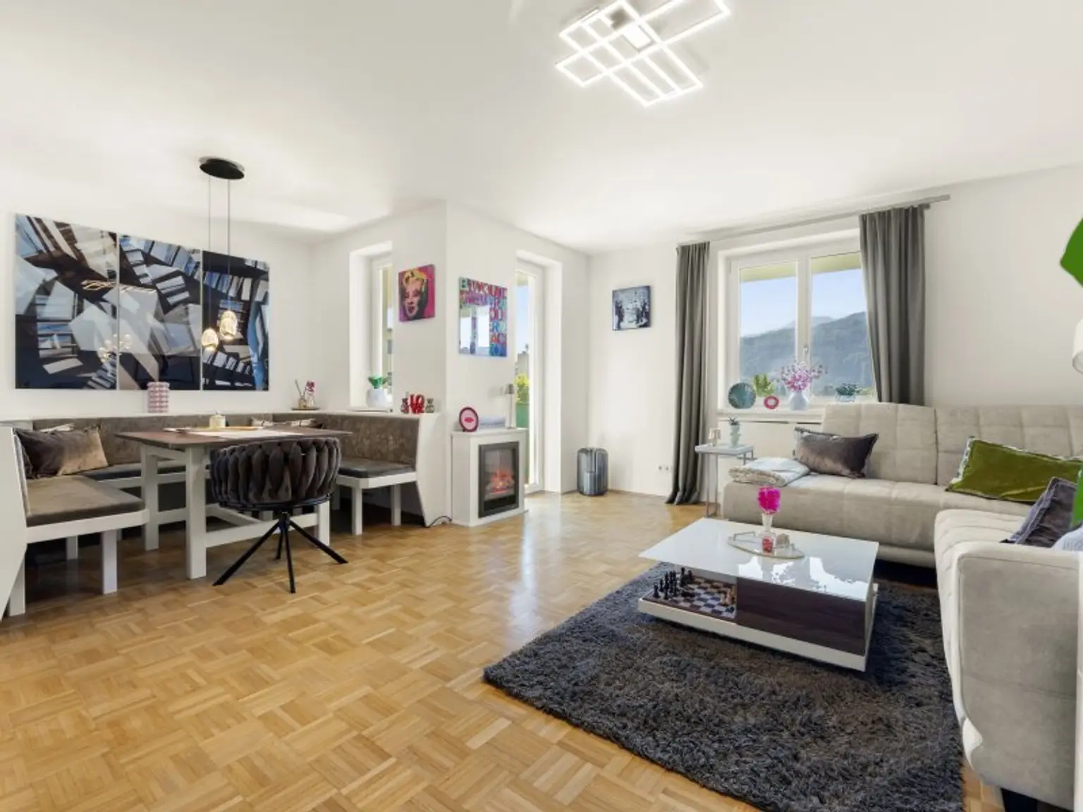 Traumhafte 100m² 4 Zi Wohnung plus 15,00m² Südbalkon in Grafenstein - 10 min. nach Klagenfurt