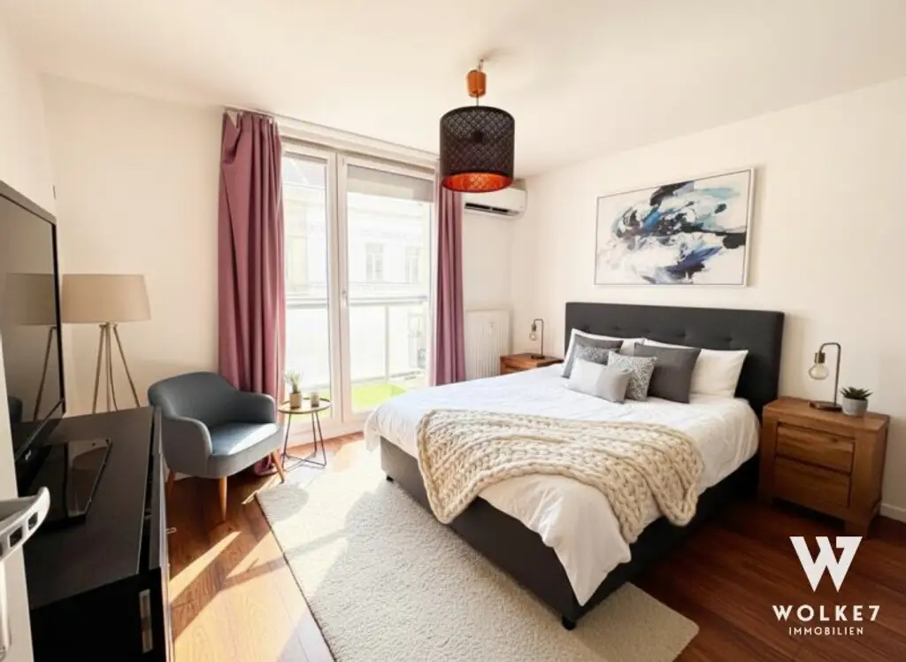 Helle 3-Zimmer-Wohnung mit gr. Terrasse nahe Naschmarkt | Klima | 3 Gehminuten U4 Pilgramgasse