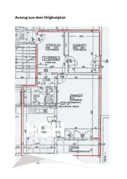 1220 Wien Helle 2-Zimmer Wohnung mit hofseitiger Loggia im 2. Liftstock Nähe U1 mit Potenzial für 3 Zimmer