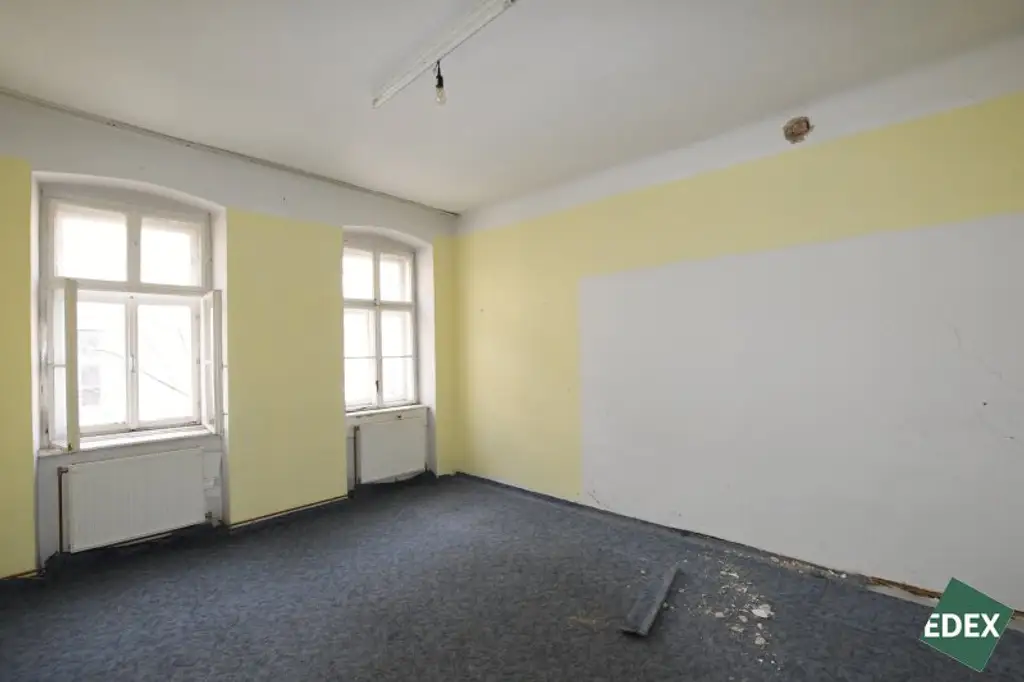 Sanierungsbedürftige 1-Zimmer-Altbauwohnung mit Entwicklungspotenzial